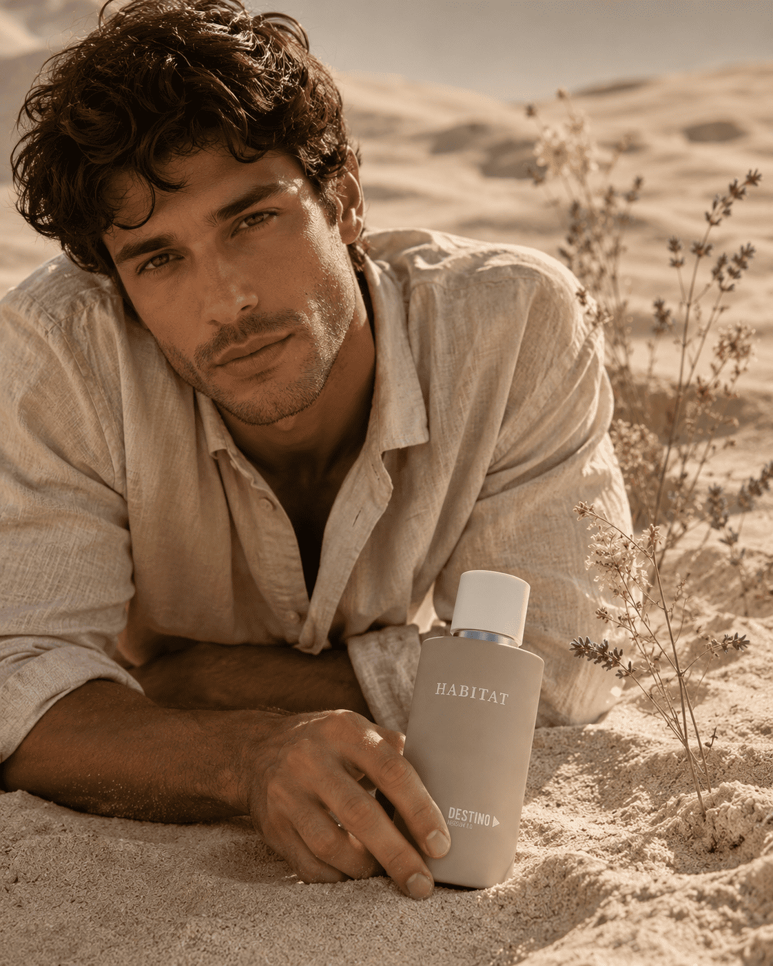 Habitat shown in a lifestyle photograph with a model