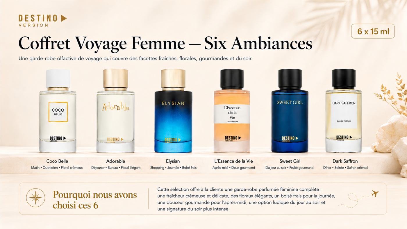 Coffret Voyage Femme